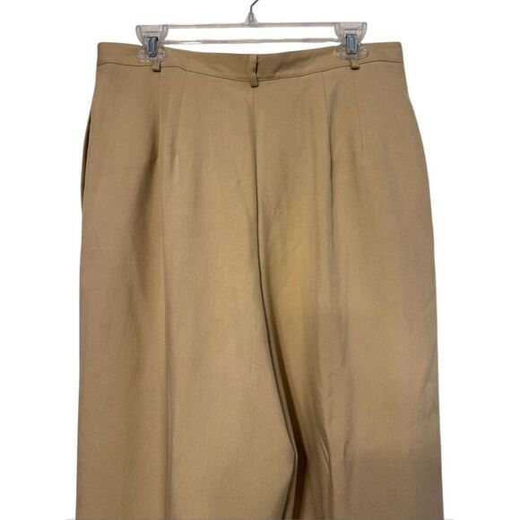 Talbots Women’s 100% Silk Dress Pants Sz. 16 Pleated Lined Professional - Picture 7 of 7